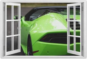 Poszterek 60x40 Zöld autó