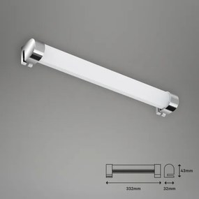 Briloner 2059-018 - SPLASH LED fürdőszobai tükörvilágítás 8W IP44