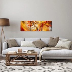 Kép - Őszi fa (órával) (90x30 cm)