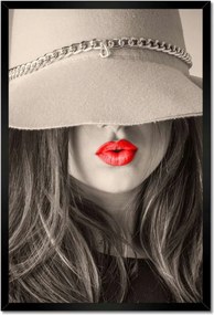 Poszterek keretben 40x60 Stílusos lány