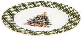 Altom Christmas Tree porcelán desszert tányér 20 cm