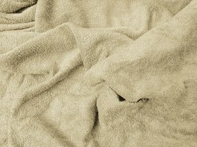 Frottír lepedő krémszínű 160 x 200 cm