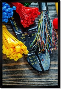 Poszterek keretben 40x60 Elektromos vezetékek