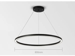 Immax NEO 07158-B80 - LED Dimmelhető csillár FINO LED/60W/230V Tuya fekete + távirányító
