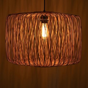 DIJK 55877-017 BAMBOO Többágú Függesztett Lámpa Bézs E27 IP20