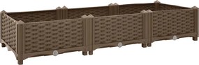 vidaXL polipropilén magaságyás 120 x 40 x 23 cm