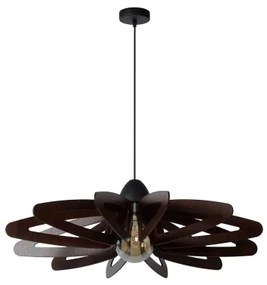 Lucide 77483/76/30 - Csillár zsinóron ZIDANE 1xE27/15W/230V barna/fekete