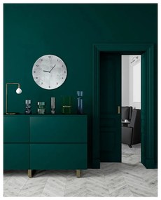 Glassclock Wall falióra, ⌀ 30 cm - Styler