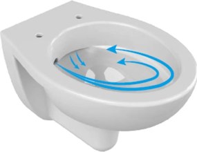 CeraStyle LILA fali WC - perem nélküli - VORTEX örvényöblítéssel