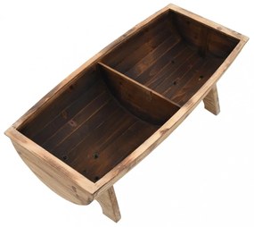 tömör fa és szövet tárolópad 103 x 51 x 44 cm