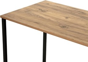 Íróasztal borovi fenyő dekorral 60x240 cm Twin – Kalune Design