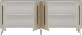 Rany 180 - White, Travertine, Silver