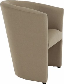 Klub fotel, bézs anyag, CUBA