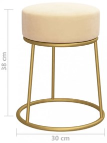 barackszínű kerek bársonyülőke