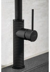 Sapho - Mosogatócsap kihúzható permetezővel FLAWO matt fekete