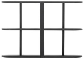 Fekete többszintes fali polc 80 cm Vicente – Bloomingville