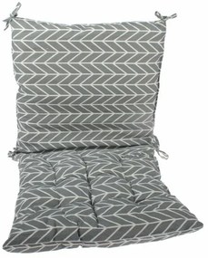 Székpárna és háttámla szürke, 40 x 40