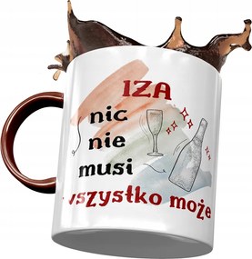 Bordó Bögre Izabella Feleség Ajándék Nyomtatott Fotóval