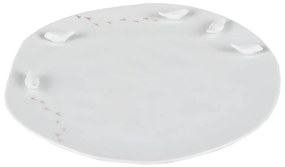 Räder Fehér porcelán tányér 3D elemekkel MADARAK, közepes