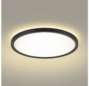 Brilagi - LED Fürdőszobai lámpa ULTRA SLIM LED/24W/230V átm. 42 cm fekete IP54