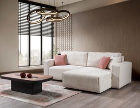 Palvin mini L-alakú kanapé, ágyazható, ágyneműtartós - LEÉRTÉKELT