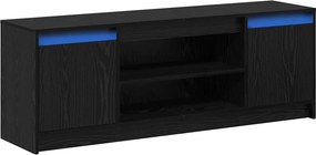 vidaXL TV egységek Fekete 139,5 x 34 x 50 cm Faanyag