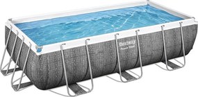 Bestway CIPRUS szögletes fémvázas medence szett 404 x 201 x 100 cm