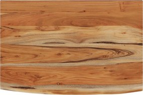vidaXL tömör akácfa téglalap alakú fali polc 50 x 30 x 2,5 cm