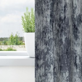 Bársonyfüggönyök 2 db füllel Ezüstszürke 245x140 cm