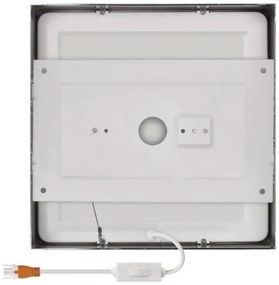 LED Mennyezeti lámpa LED/21W/230 3000/3500/4000K 22,5x22,5 cm króm