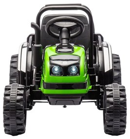 Elektromos vontató pótkocsival Milly Mally Farmer zöld