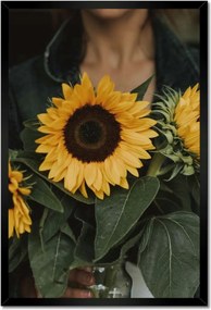 Poszterek keretben 40x60 Napraforgók Virágok