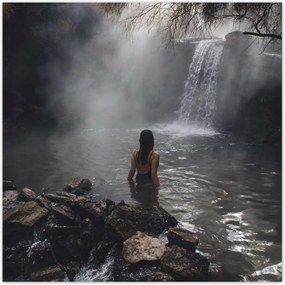 Poszterek 100x100 Vízesés OrszágPlakátok