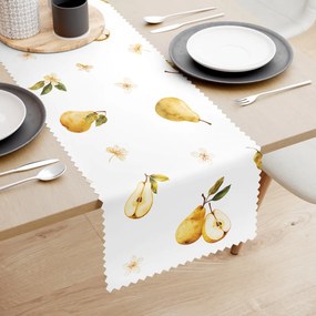 Goldea teflonbevonatú asztali futó - körtés kert 35x160 cm