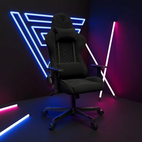 Gamer szék SENSE7 Spellcaster fotel - szövet, fekete