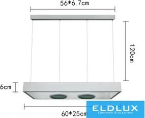 ELDLUX LP-08BC Modern Led Függesztett Lámpa IP20