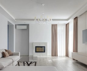 KAJA K-3997 BARTEZ II Fehér Színű Függeszték 8xE14 10W IP20