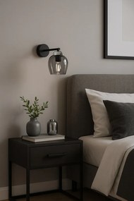KAJA K-5613 NIRA Fekete Színű Fali Lámpa 1xE27 15W IP20