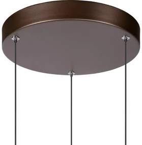 Lucide 24402/15/96 - LED Dimmelhető csillár zsinóron MARGARY 3xLED/4W/230V réz