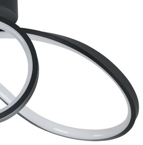 Eglo 901158-LED RGBW Dimmelhető mennyezeti lámpa CALAROSSA-Z LED/22W/230V fekete