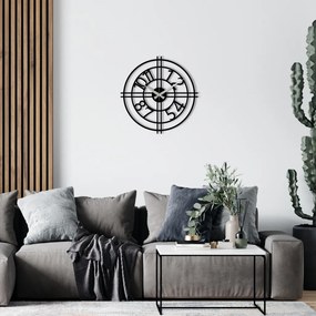 Enzoclock fém falióra, 48×48 cm – S010