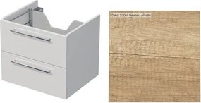 Fürdőszobaszekrény lap alá se 2 zásuvkami Naturel Ratio 80x56x50 cm természetes Nebraska tölgy ZB802Z56.31