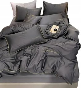 Ágyneműhuzat 160x200 Prémium Luxus Sötétszürke