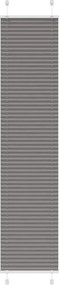 vidaXL pliszírozott redőny antracit 45x200 cm szövetszélesség 44,4 cm