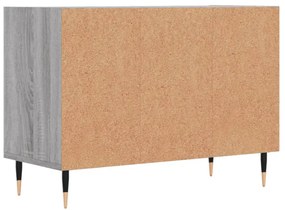 szürke sonoma színű szerelt fa TV-szekrény 69,5 x 30 x 50 cm