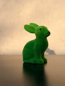 Húsvéti Nyuszi Figura Ülő Dekoráció Zöld