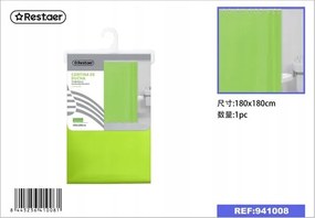 Stílusos Zuhanyfüggöny 180x180cm zöld színben