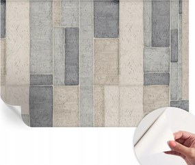 Öntapadós tapéta Fali furnér 3D hatás Geometrikus mozaik 104x70