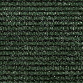 sötétzöld HDPE napvitorla 160 g/m² 6 x 8 m