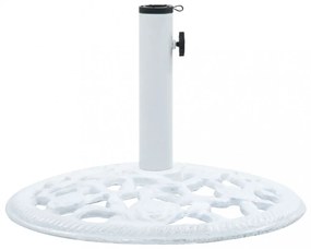 Fehér öntöttvas napernyőtalp 12 kg 48 cm
